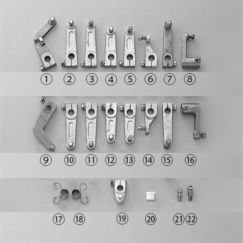 Photo1: Throttle Link Lever,  Return Spring Lever (1)