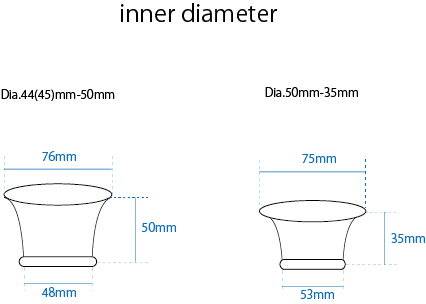 Air funnel inner diameter