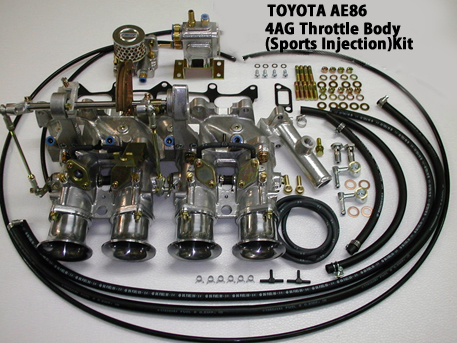Throttle Body (ITBs = Individual Throttle Bodies) Kit/Sports Injection Kit