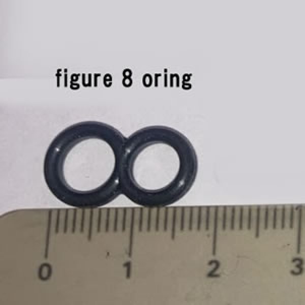 Photo1: SOLEX figure 8 o-rings (1)